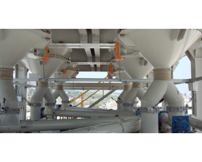 Виброднища BA под силосами Виброднища BA под силосами