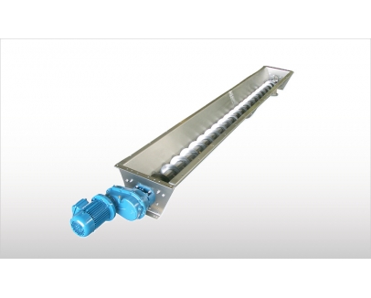 Лотковый шнековый транспортер из нержавеющей стали CX 1 Лотковый шнековый транспортер из нержавеющей стали CX 1